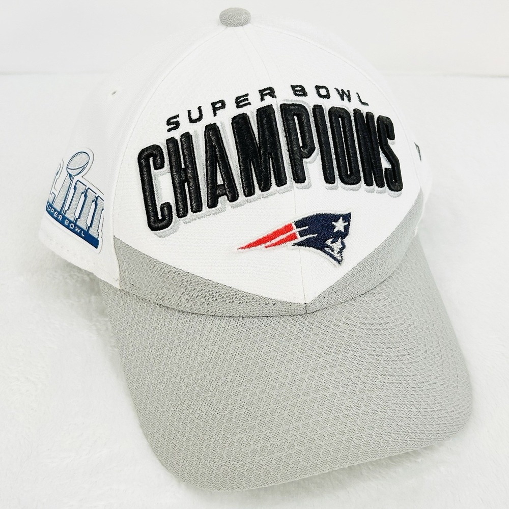 New Era New England Patriots Super Bowl 53 Champs 9FORTY Hat Cap Adjustable Snap